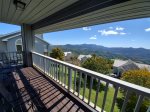 EXPANSIVE mountain view from furnished balcony